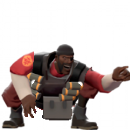 demoman laughs at you