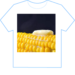 Hot steaming corn